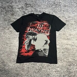 Lil Wayne T Shirt Mens Medium Vintage 2000s Concert Music Hip-Hop Graphic Tee